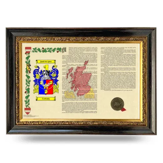 Cretney Armorial Landscape Framed - Heirloom