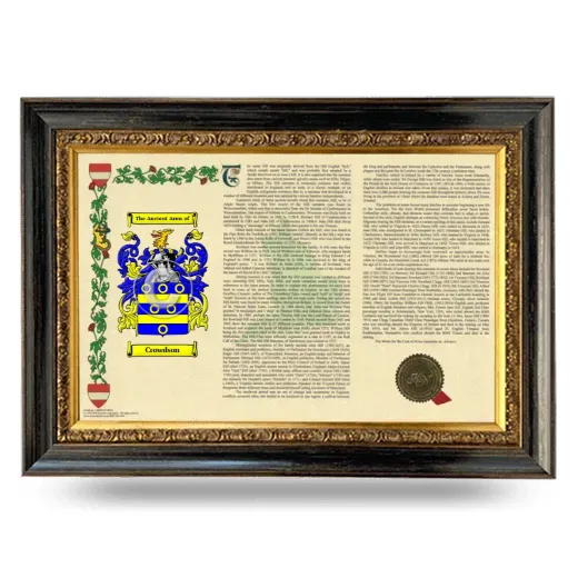 Crowdson Armorial Landscape Framed - Heirloom