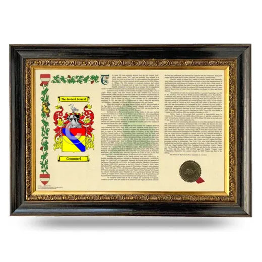 Crummel Armorial Landscape Framed - Heirloom