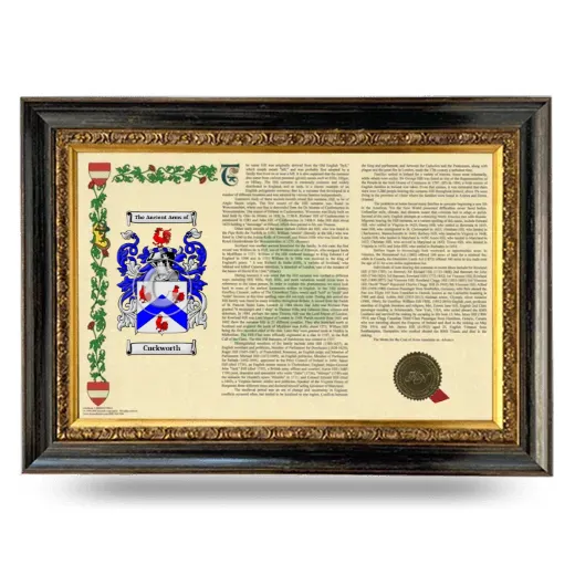 Cuckworth Armorial Landscape Framed - Heirloom
