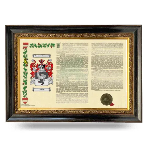 Cuffin Armorial Landscape Framed - Heirloom