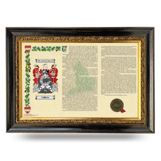 Cullette Armorial Landscape Framed - Heirloom