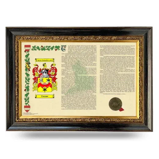 Cunner Armorial Landscape Framed - Heirloom
