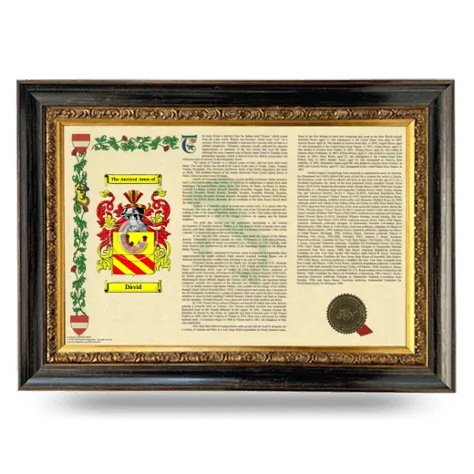 Dàvid Armorial Landscape Framed - Heirloom