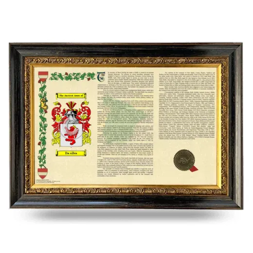 Da silva Armorial Landscape Framed - Heirloom
