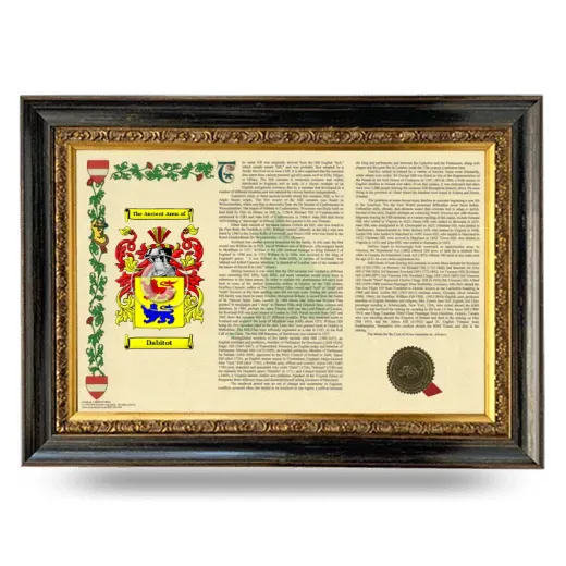 Dabitot Armorial Landscape Framed - Heirloom