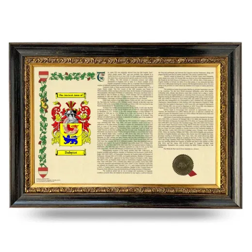 Dabytot Armorial Landscape Framed - Heirloom