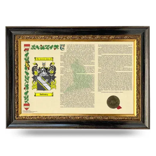 Dafentry Armorial Landscape Framed - Heirloom