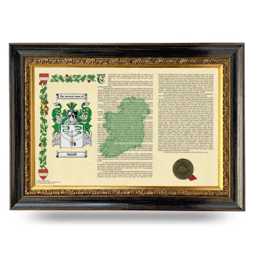 Dahill Armorial Landscape Framed - Heirloom