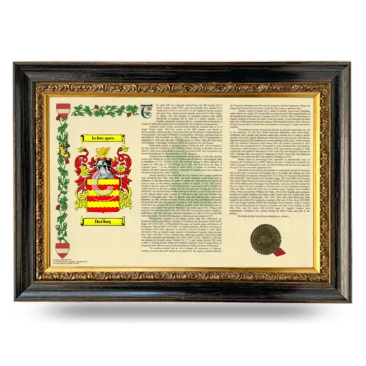 Dailbey Armorial Landscape Framed - Heirloom