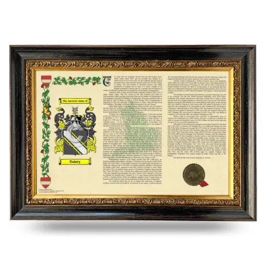 Dainty Armorial Landscape Framed - Heirloom