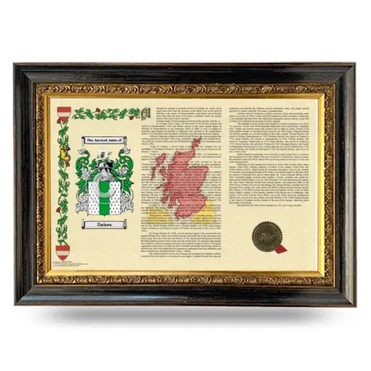 Daises Armorial Landscape Framed - Heirloom