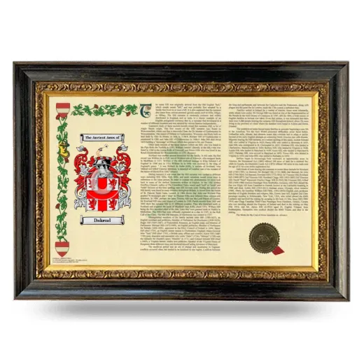 Dakend Armorial Landscape Framed - Heirloom