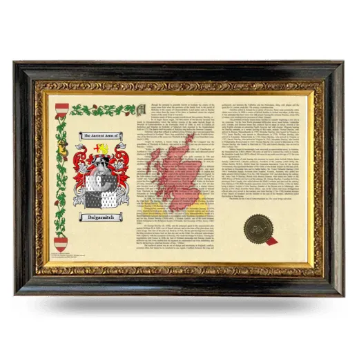 Dalgarnitch Armorial Landscape Framed - Heirloom