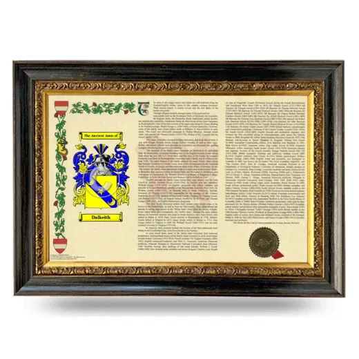 Dalkeith Armorial Landscape Framed - Heirloom
