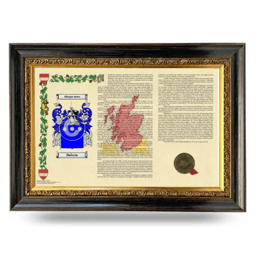 Dalmia Armorial Landscape Framed - Heirloom