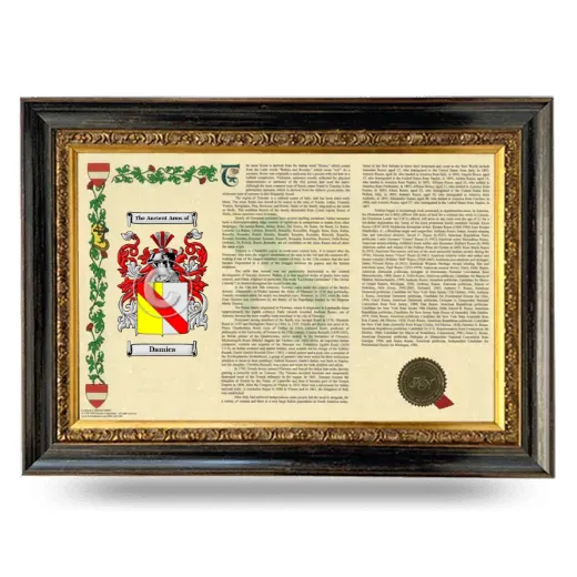 Damica Armorial Landscape Framed - Heirloom