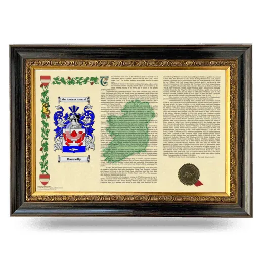 Dannelly Armorial Landscape Framed - Heirloom