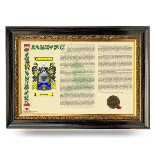 Dansum Armorial Landscape Framed - Heirloom