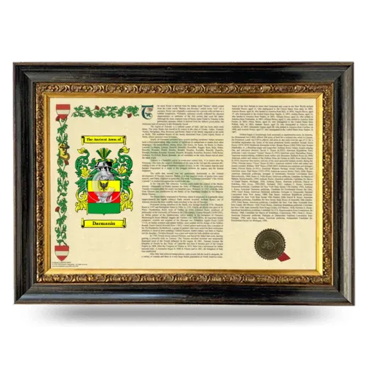 Darmanin Armorial Landscape Framed - Heirloom