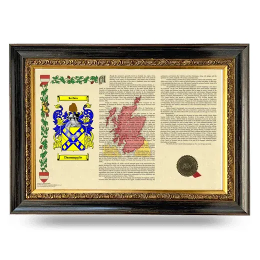 Darumpple Armorial Landscape Framed - Heirloom