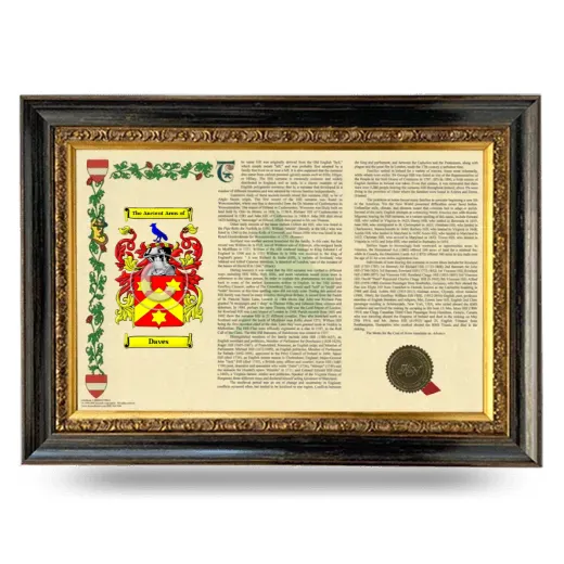 Daves Armorial Landscape Framed - Heirloom