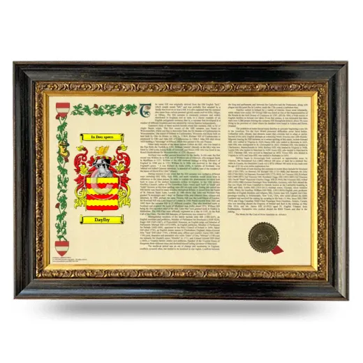 Daylby Armorial Landscape Framed - Heirloom