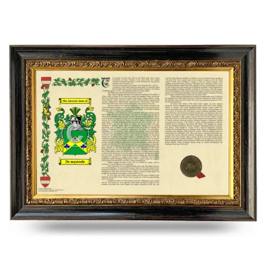 De mystrale Armorial Landscape Framed - Heirloom