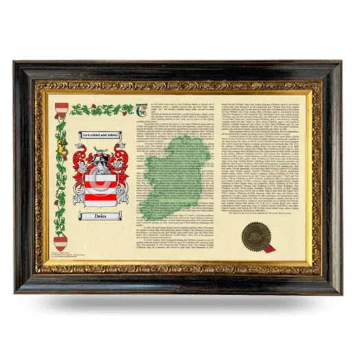 Deàn Armorial Landscape Framed - Heirloom