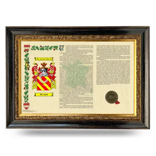 De-smet Armorial Landscape Framed - Heirloom
