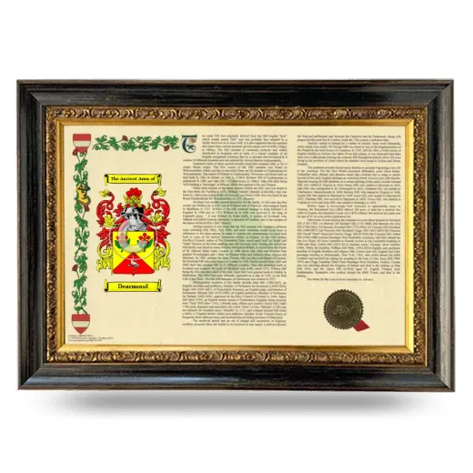 Dearmond Armorial Landscape Framed - Heirloom