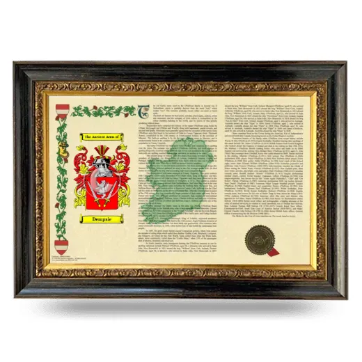 Dempsie Armorial Landscape Framed - Heirloom