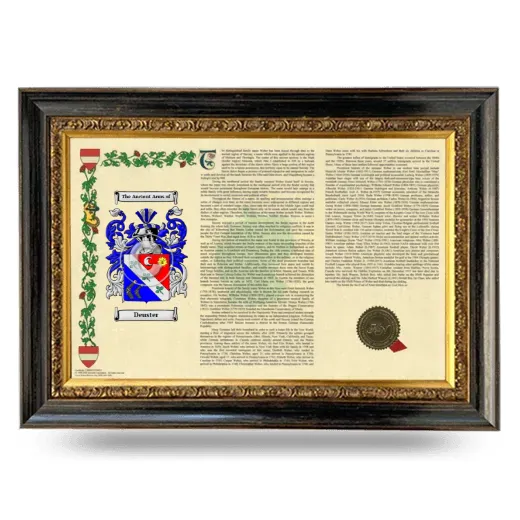 Deuster Armorial Landscape Framed - Heirloom