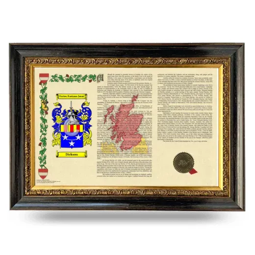 Dickson Armorial Landscape Framed - Heirloom