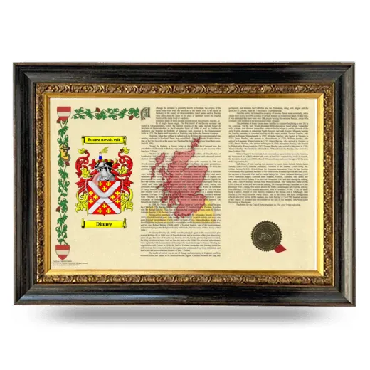 Dinney Armorial Landscape Framed - Heirloom