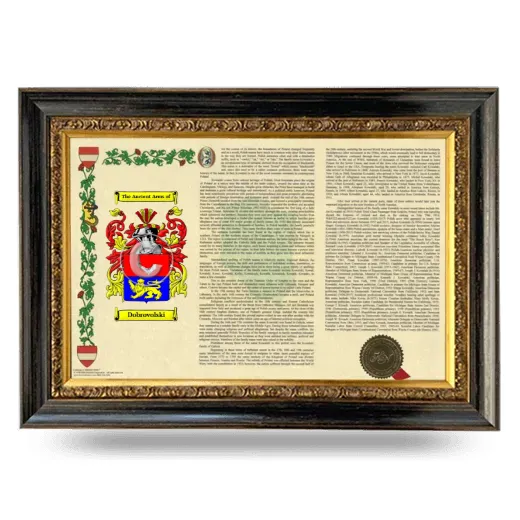 Dobrovolski Armorial Landscape Framed - Heirloom