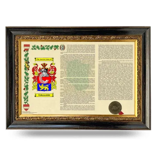 Dobrowolski Armorial Landscape Framed - Heirloom