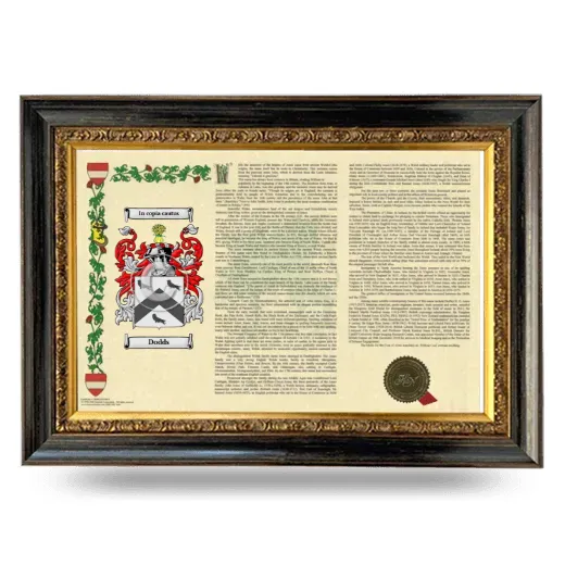 Dodds Armorial Landscape Framed - Heirloom