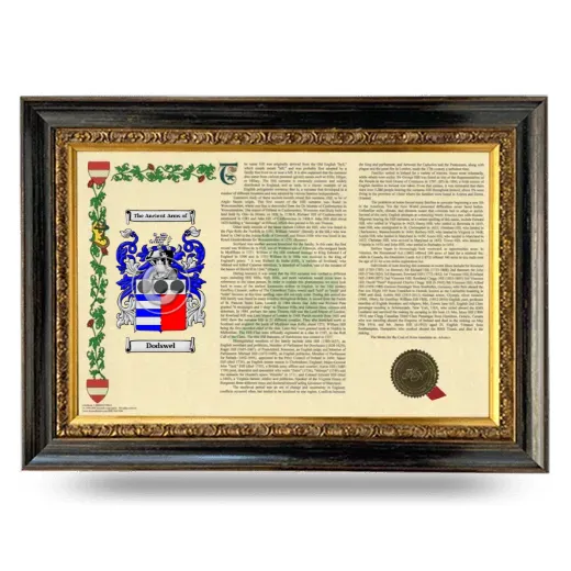 Dodswel Armorial Landscape Framed - Heirloom