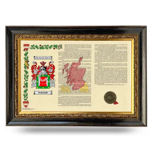 Dollarhide Armorial Landscape Framed - Heirloom