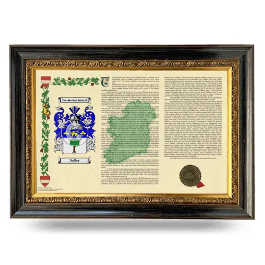 Dolley Armorial Landscape Framed - Heirloom