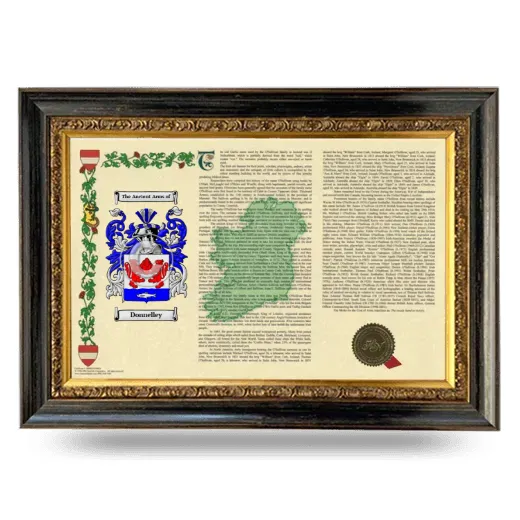 Donnelley Armorial Landscape Framed - Heirloom