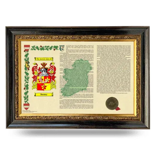 Dorney Armorial Landscape Framed - Heirloom
