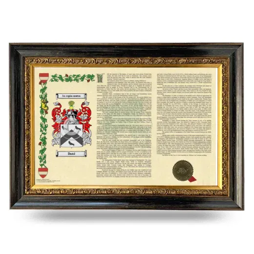 Doté Armorial Landscape Framed - Heirloom