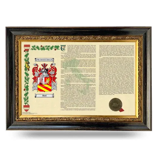 Drei Armorial Landscape Framed - Heirloom