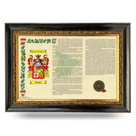 Duenos Armorial Landscape Framed - Heirloom