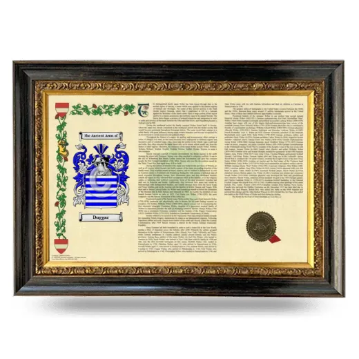 Duggar Armorial Landscape Framed - Heirloom