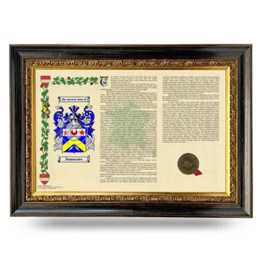 Dumaurier Armorial Landscape Framed - Heirloom