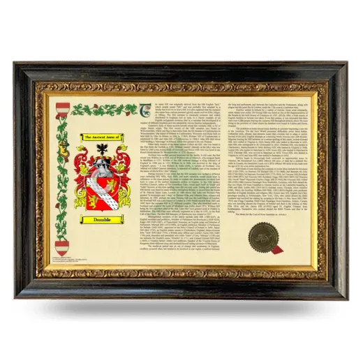 Dumble Armorial Landscape Framed - Heirloom