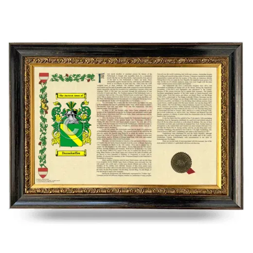 Dunsdorffer Armorial Landscape Framed - Heirloom